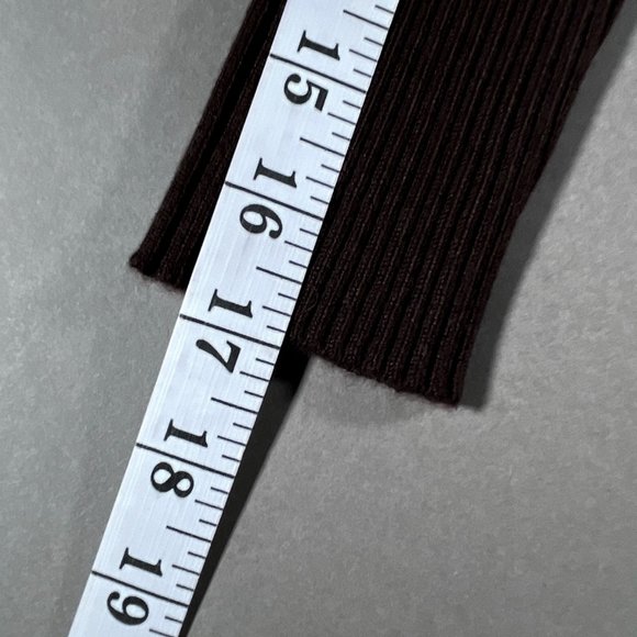 Hooked Up by IOT Brown Stretch Top Long Sleeves Size M‎ - Picture 8 of 11